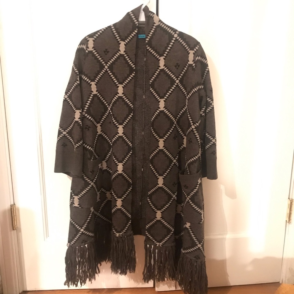Alice + Olivia Tribal Patterned Sweater